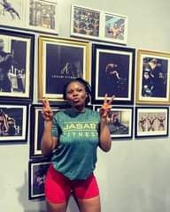 A picture of Aba Again A Gym instructor Goodnews Fakae instructor Goody who