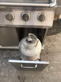 A picture of Foreign Used Ducane stainless steel grill
