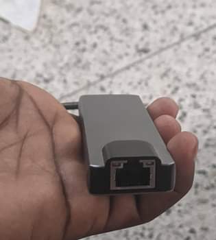 A picture of External port ya Laptop