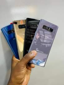 A picture of Samsung s and iPhone s