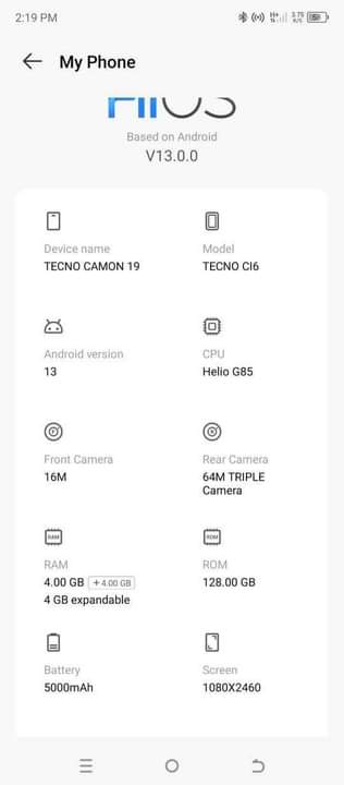 tecno camon