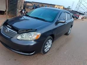A picture of Toyota Corolla 05 on belt Everything working perfectly Tokunbo standard