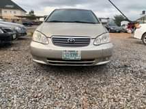 A picture of HELLO FIRST BODY TOYOTA COROLLA 2005 MODEL Sound engine and