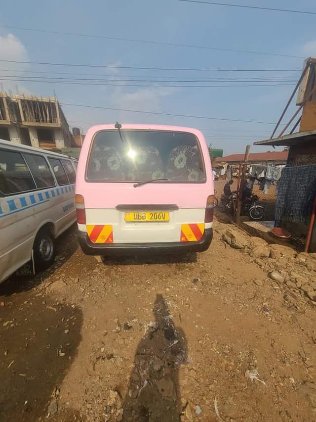 A picture of Kigege taxi or hiace drone