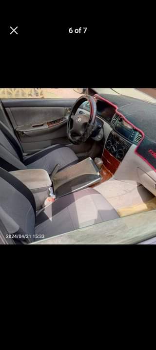 A picture of Toyota Corolla 05 with everything working perfectly neatly used 08171362568