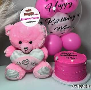 A picture of  surprisepackages birthdaygift birthdaycakes flowerbouquet balloons cakes