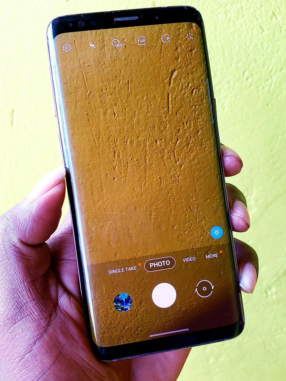 A picture of Samsung galaxy s9