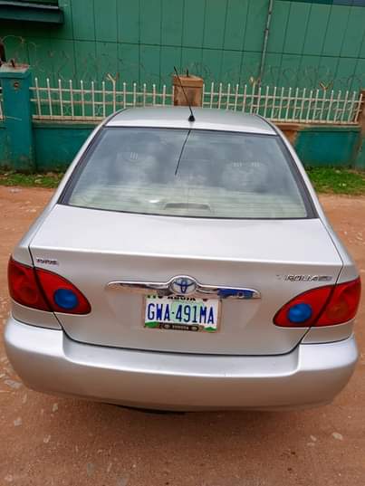 A picture of Toyota corola for Sale tested okay.