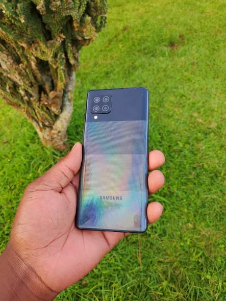A picture of Samsung galaxy A42 5G 128gb 8gbram 5000mahonscreen fingerprint slight crack