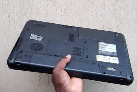 A picture of Toshiba satellite laptop