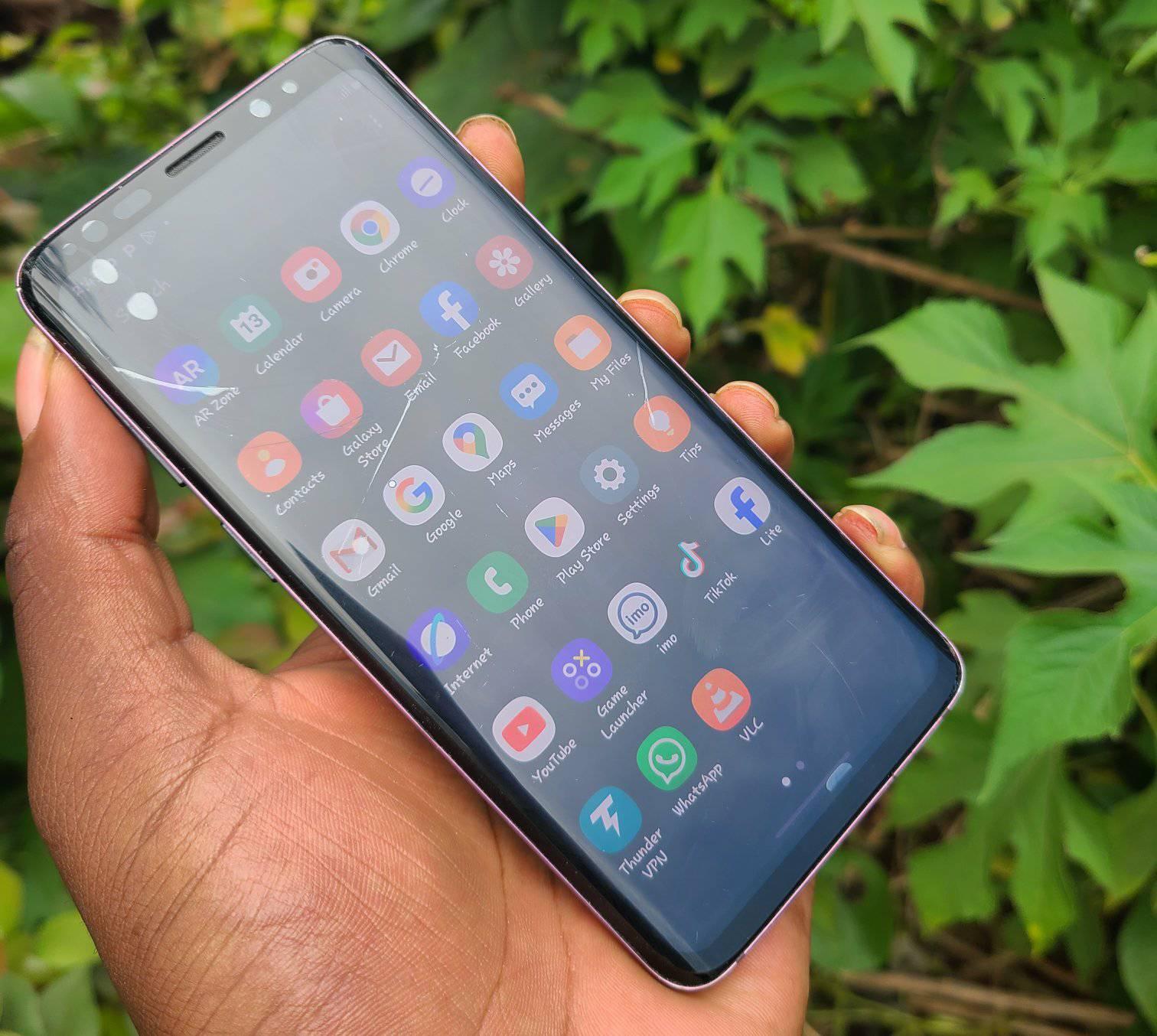 A picture of Samsung galaxy s9