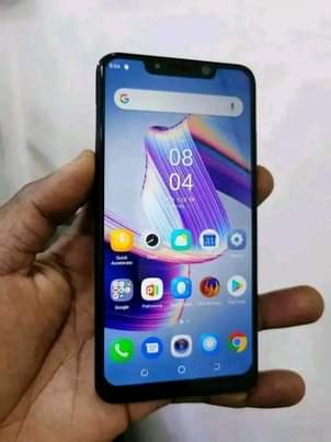 A picture of TECNO SPARK3 pro 32GB...4GLITE SIM INAKAA SAN NA CHAJI YAN