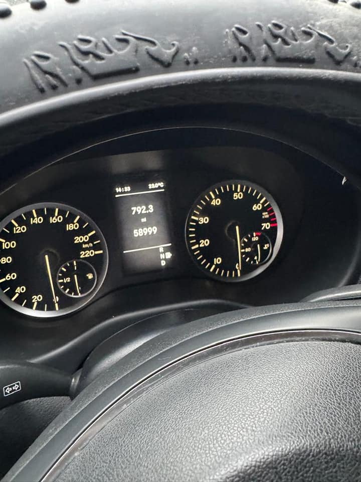 A picture of 2017 Benz vito bus registered
