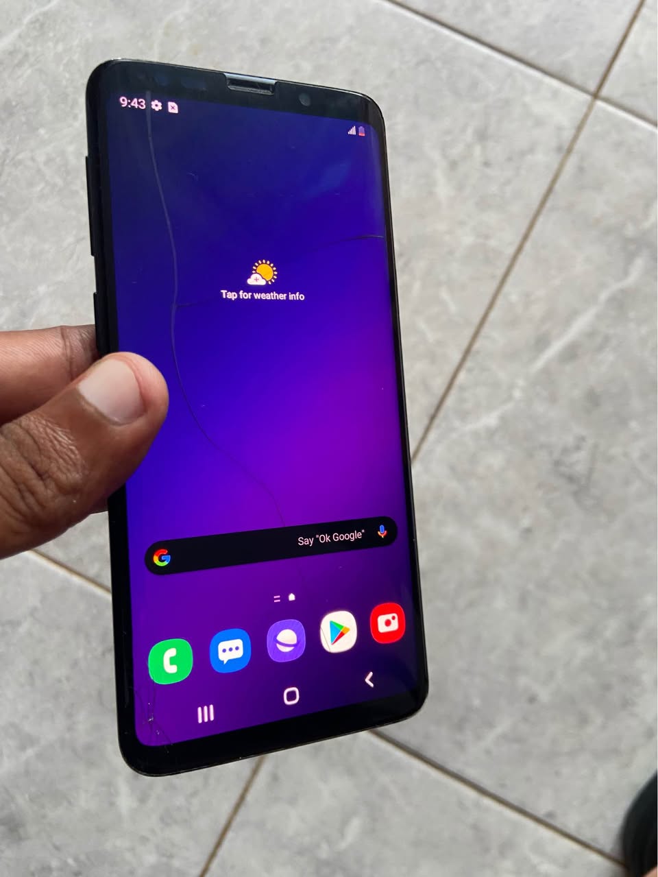 A picture of Samsung Galaxy S9