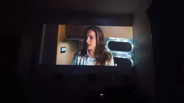 A picture of Smart Projector ina YouTube Netflix nk