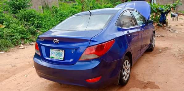 A picture of Manual Drive HYUNDAI ACCENT 2013 Available In a Solid Condition