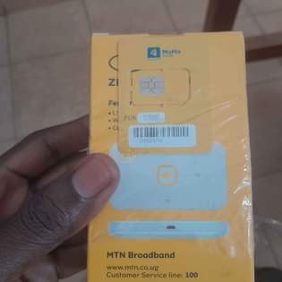 A picture of MTN 4G mifiz 0774 109999