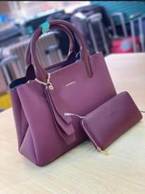 A picture of Hand Bags Black Purple Red