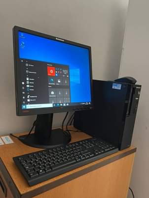 A picture of Lenovo desktop core i3
