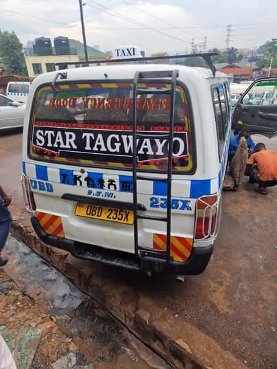 A picture of Kigege taxi hiace drone