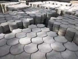 A picture of Cabbro blocks and installation