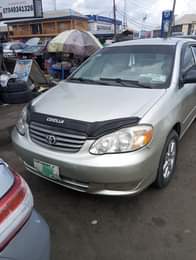 A picture of Sharp 2004 Toyota Corolla no fault with the car because