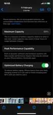 A picture of iPhone 12Pro 128gig battery 87 NFID with carton nd receipt