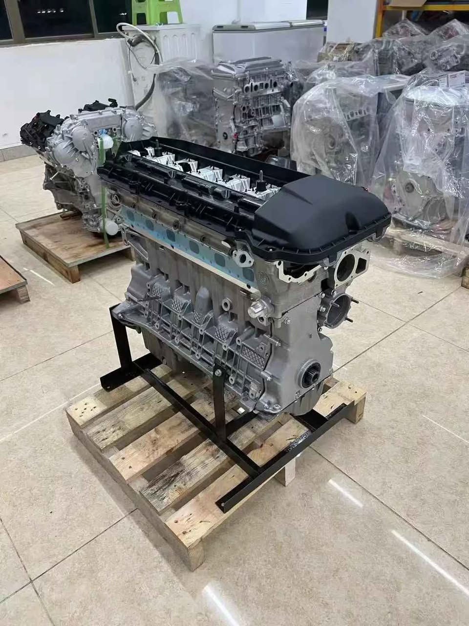 A picture of Toyota engine