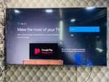 A picture of 75 inch Chiq Qled tv smart brand new with 3
