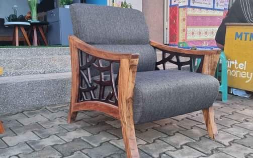 A picture of Wooden fabric sofas