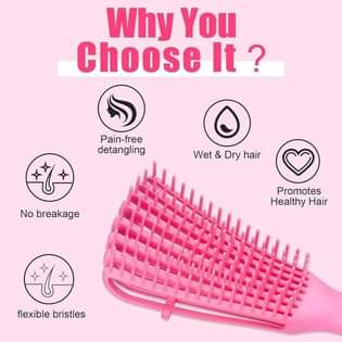 A picture of Detangling Brushes for Natural Hair Detangling Brush for 3a to