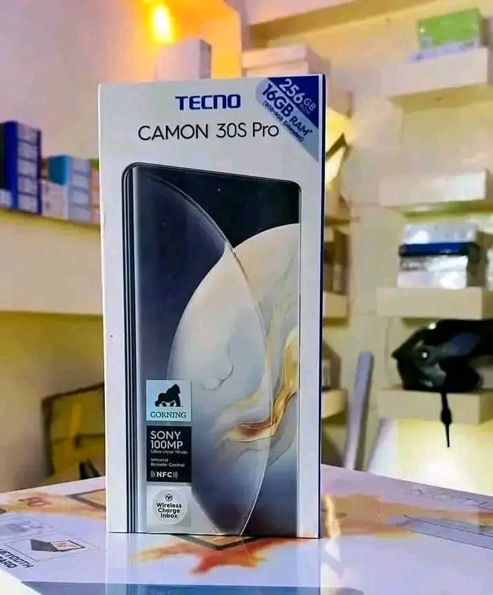 A picture of CURVED SCREEN WITH ARTIFICIAL INTELLIGENCE AI TECNO CAMON 30S PRO