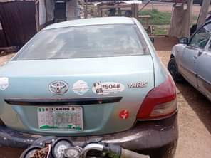 A picture of Toyota Yaris Manual First body no any condition Engine and