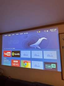 A picture of Wahi Smart Projector supports 4k