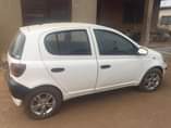 A picture of Toyota Yaris painted on first body engine and gear AC