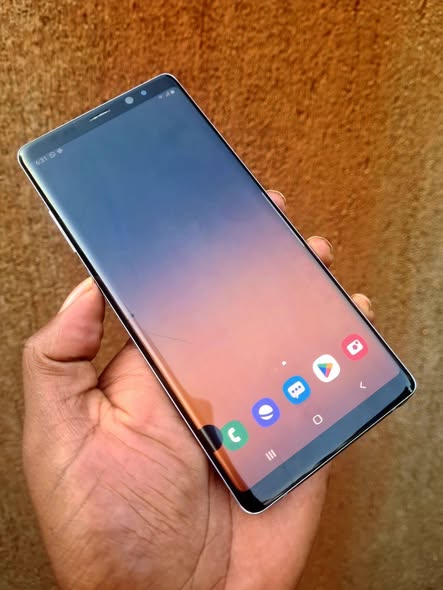 A picture of Samsung galaxy note 8