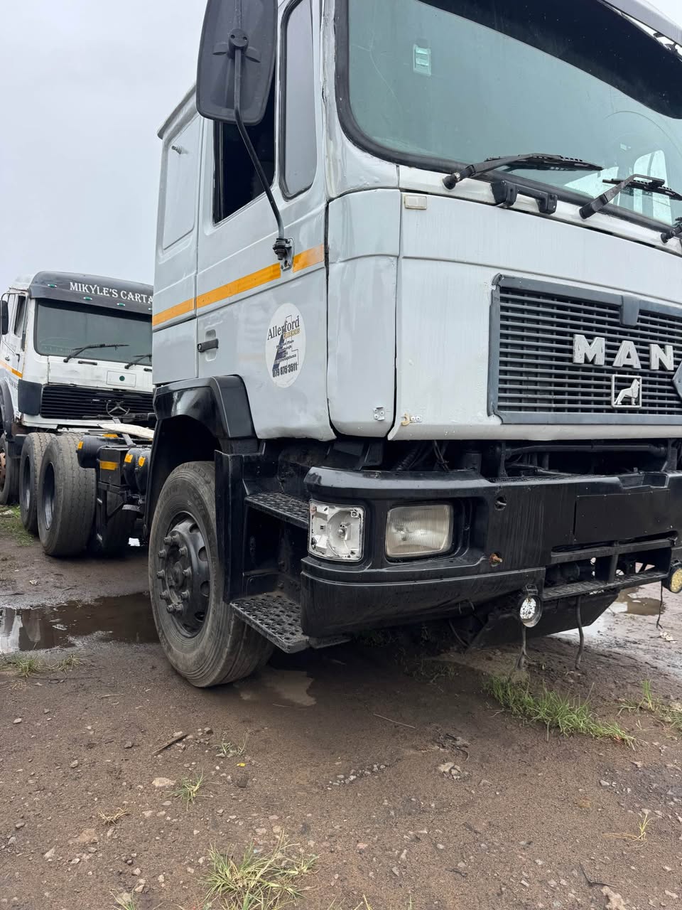 man truck