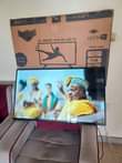 A picture of Lamberts 43 inches Android smart Tv at only Ugx 750k.