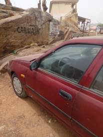 A picture of Distress sales sound Nissan Sunny wit untampered engine nd manual
