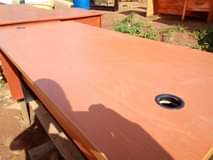A picture of Office table UGX380k Chair UGX150k Location Kawempe TEl 0700735093 0777931938