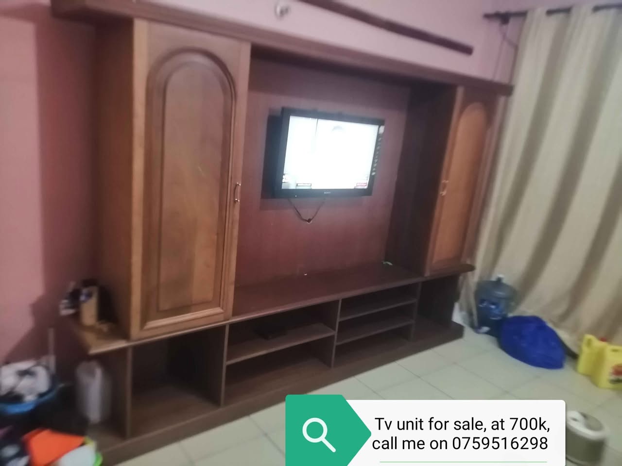 A picture of Tv unit mahogany wood 0759516298