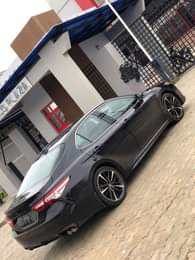 A picture of FOR SALE FOREIGN USED TOYOTA CAMRY KEYLESS XSE 2021 MODEL