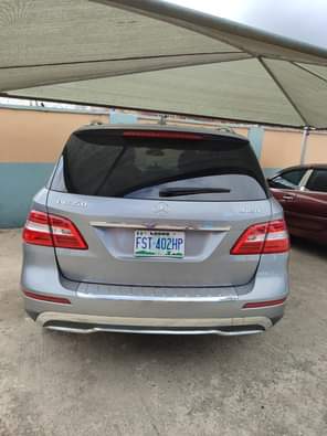 A picture of Nigerian used 2014 Mercedes Benz ml350 4matic few months used