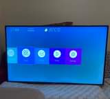 A picture of Hisense 55 inches 4K smart tv at 1 45m