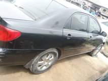 A picture of FIRST BODY NIGERIA USED TOYOTA COROLLA MODEL 2005 FEATURES CE