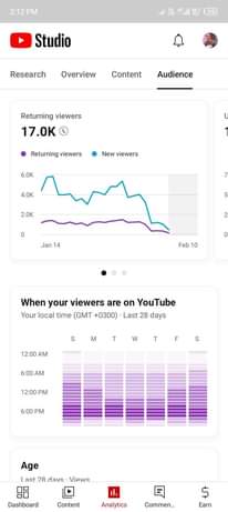 A picture of YouTube channel