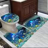 A picture of 3 piece toilet set