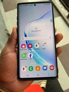 A picture of Samsung galaxy note 10 plus 5G