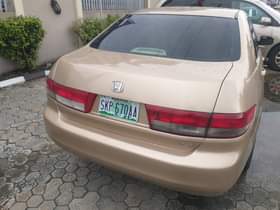 A picture of Honda Accord EOD for sale Rush am now Very clean
