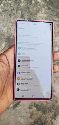 A picture of Samsung galaxy not 10 plus 5g